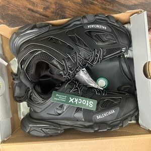 Balenciaga Men's Black Track Sneakers Size 10 EU 43
